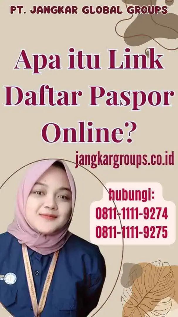 Apa itu Link Daftar Paspor Online