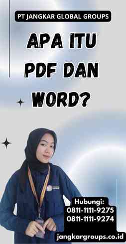 Apa itu PDF dan Word