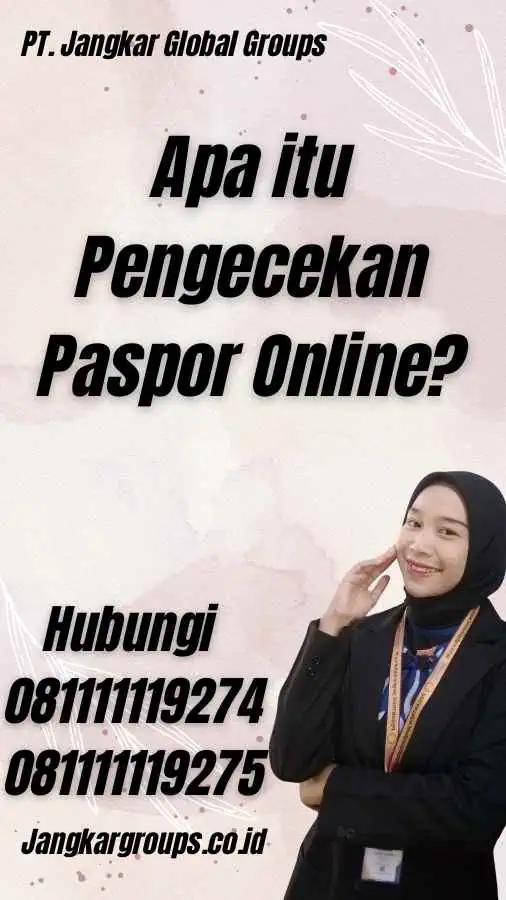 Apa itu Pengecekan Paspor Online?