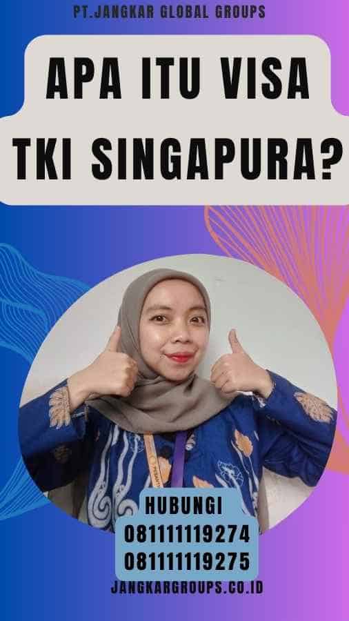 Apa itu Visa TKI Singapura