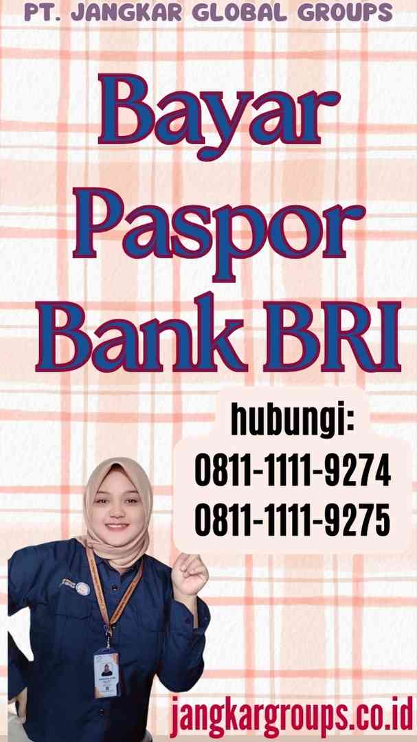 Bayar Paspor Bank BRI