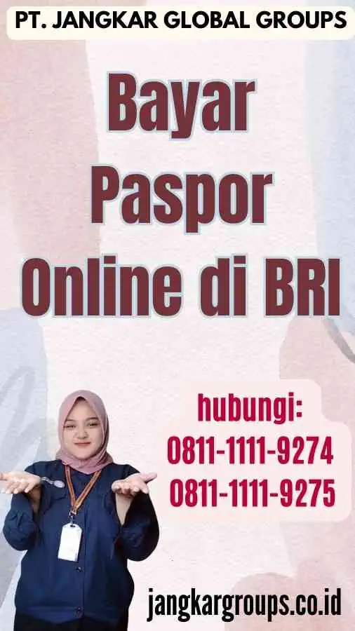 Bayar Paspor Online di BRI