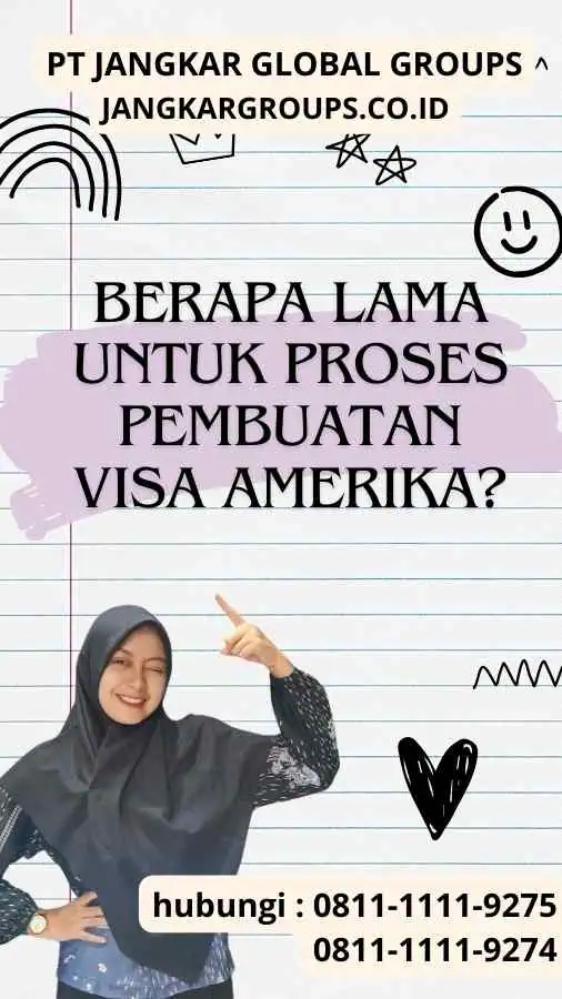 Berapa Lama untuk Proses Pembuatan Visa Amerika?