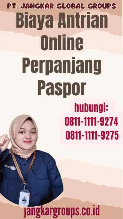 Biaya Antrian Online Perpanjang Paspor