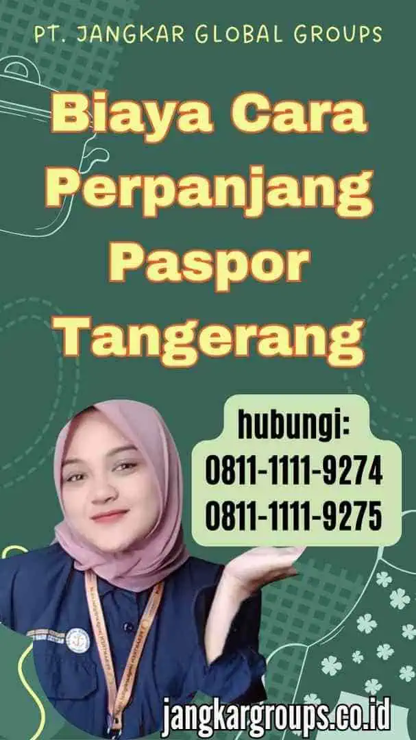 Biaya Cara Perpanjang Paspor Tangerang