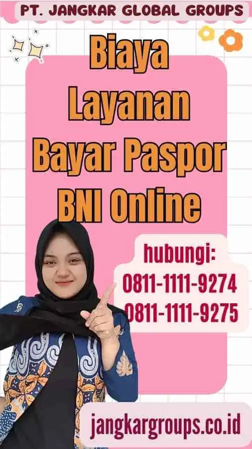 Biaya Layanan Bayar Paspor BNI Online