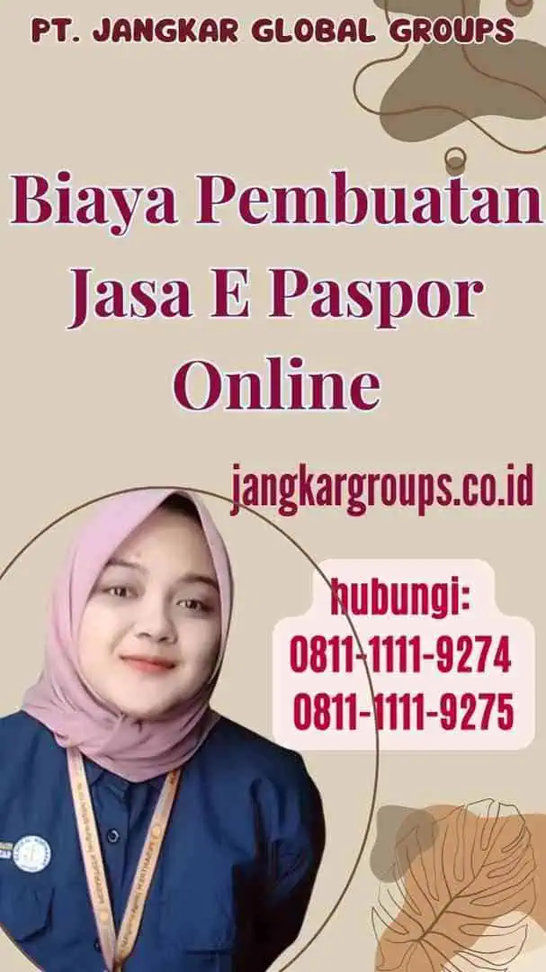 Biaya Pembuatan Jasa E Paspor Online