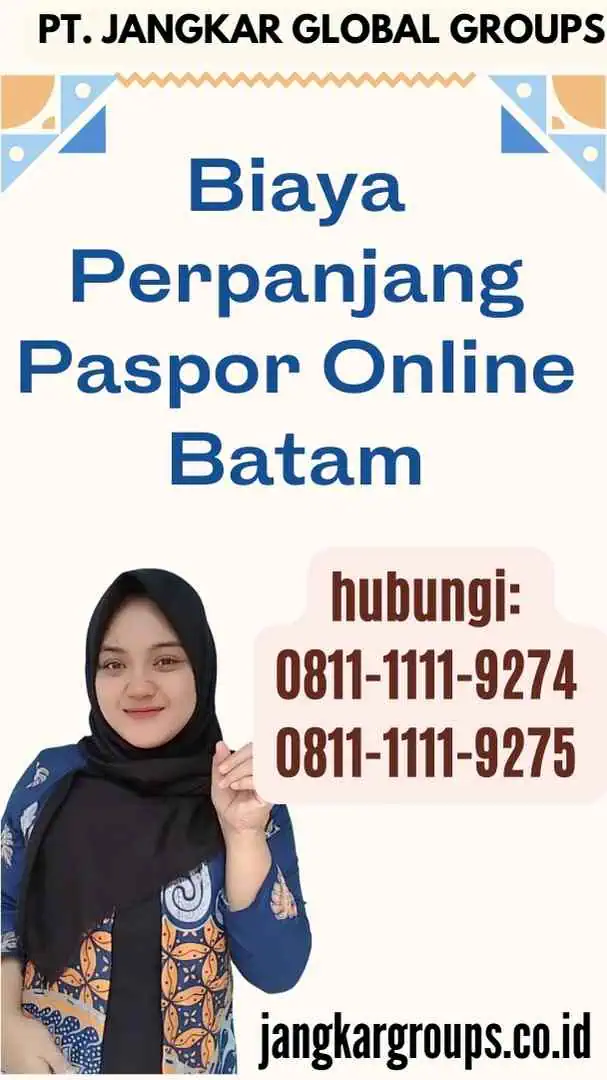 Biaya Perpanjang Paspor Online Batam