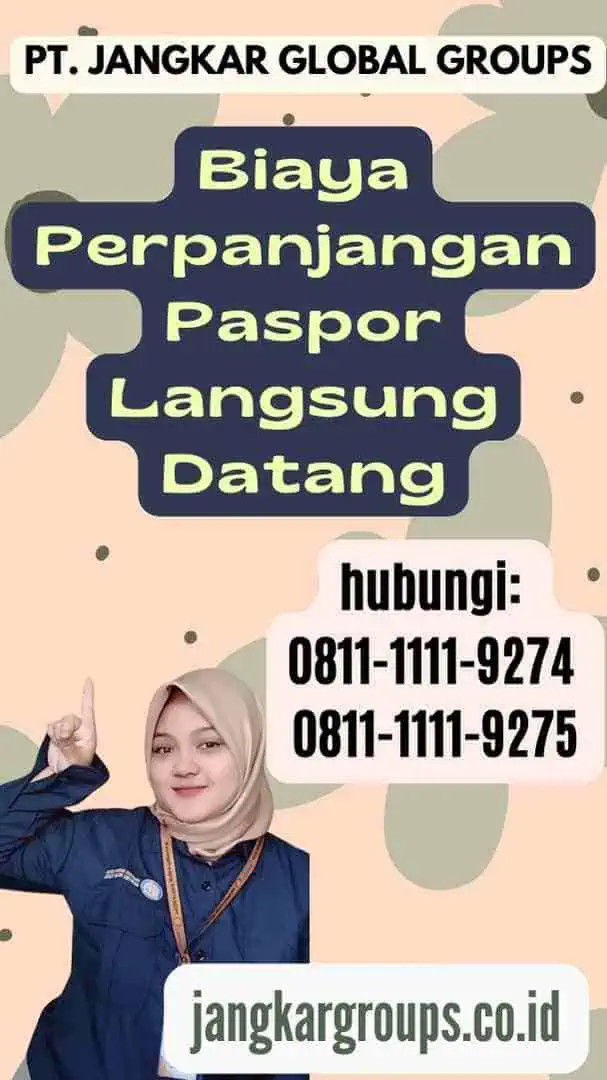 Biaya Perpanjangan Paspor Langsung Datang