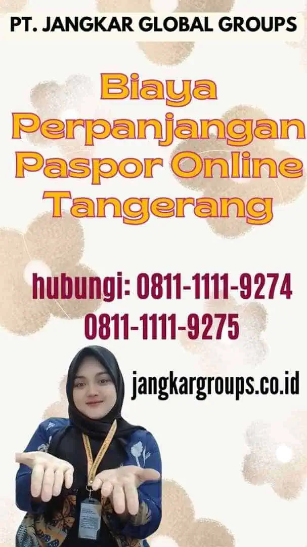 Biaya Perpanjangan Paspor Online Tangerang