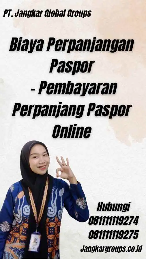 Biaya Perpanjangan Paspor - Pembayaran Perpanjang Paspor Online