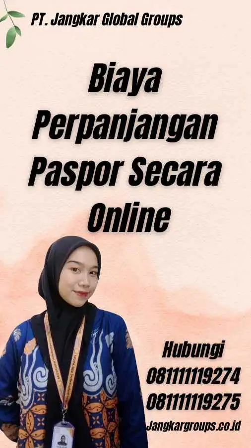 Biaya Perpanjangan Paspor Secara Online