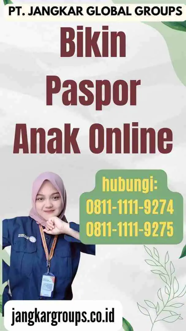 Bikin Paspor Anak Online