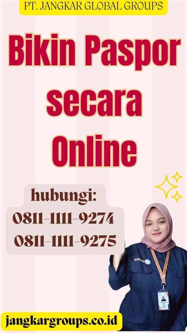 Bikin Paspor secara Online