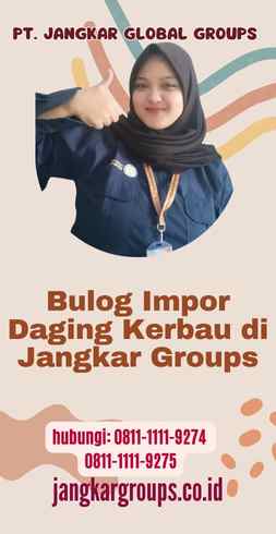 Bulog Impor Daging Kerbau di Jangkar Groups