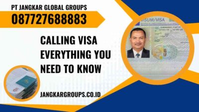 Calling Visa Everything You Need to Know