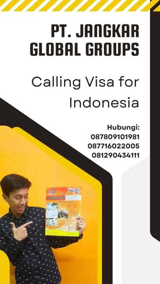 Calling Visa for Indonesia