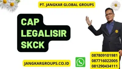 Cap Legalisir SKCK