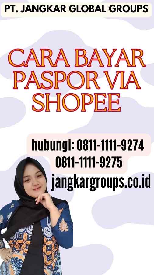 Cara Bayar Paspor Via Shopee