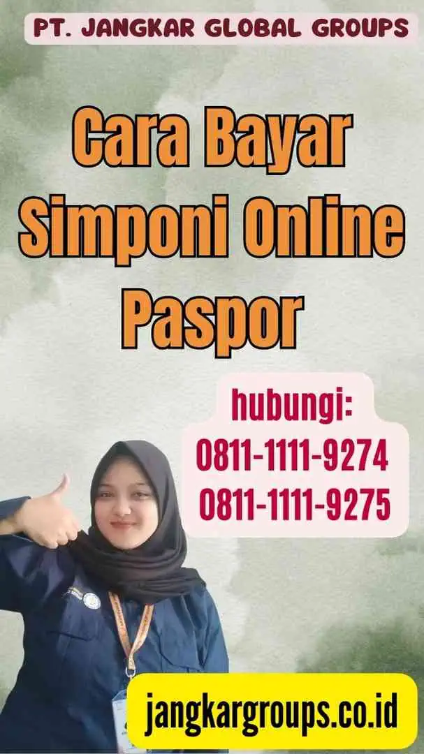 Cara Bayar Simponi Online Paspor