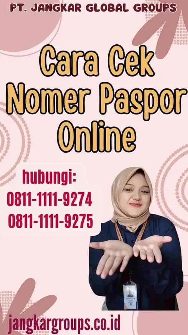 Cara Cek Nomer Paspor Online