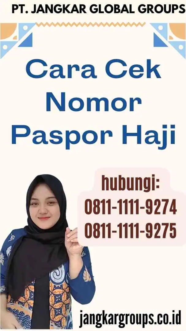 Cara Cek Nomor Paspor Haji