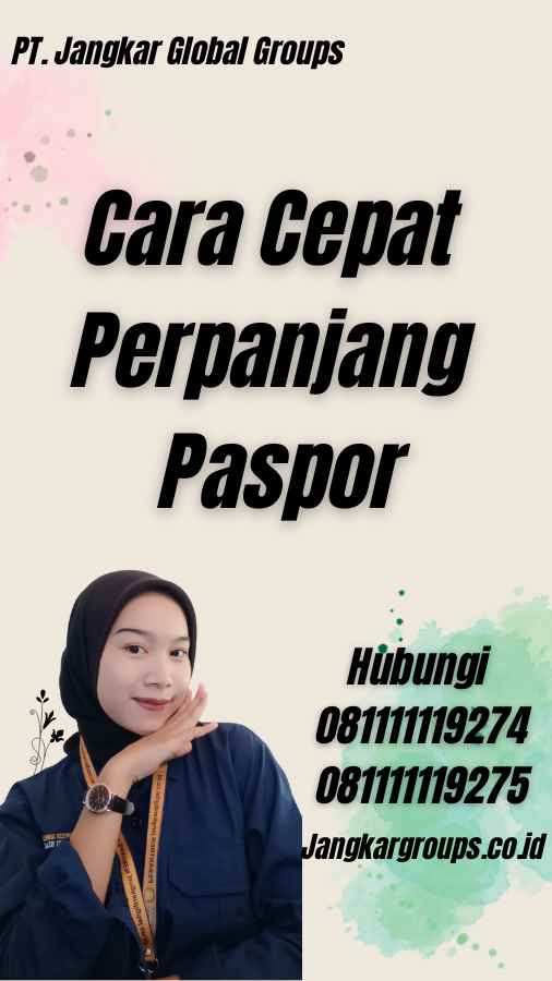 Cara Cepat Perpanjang Paspor