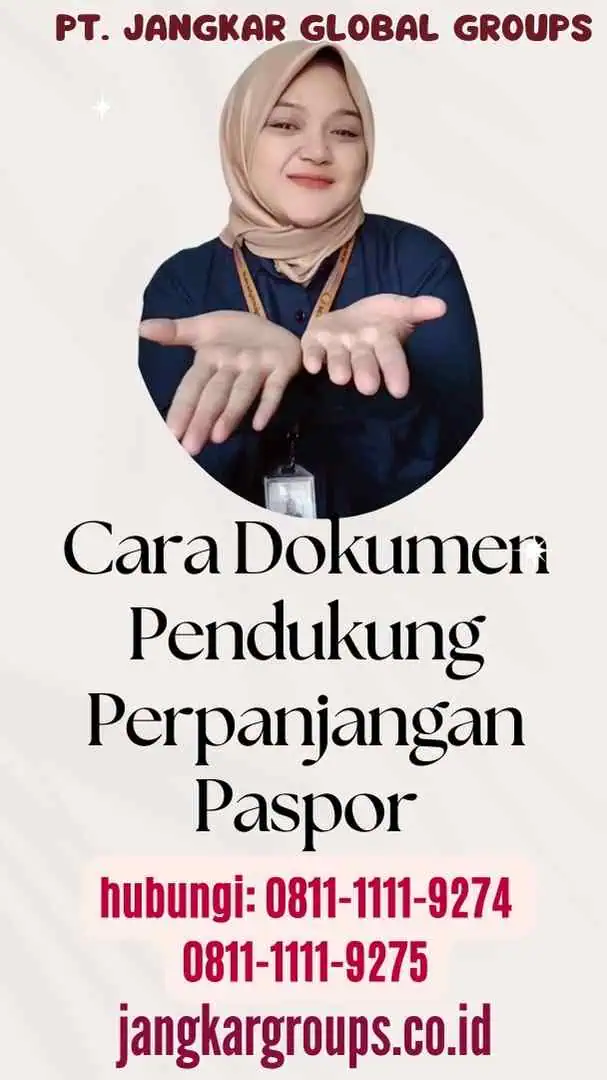 Cara Dokumen Pendukung Perpanjangan Paspor