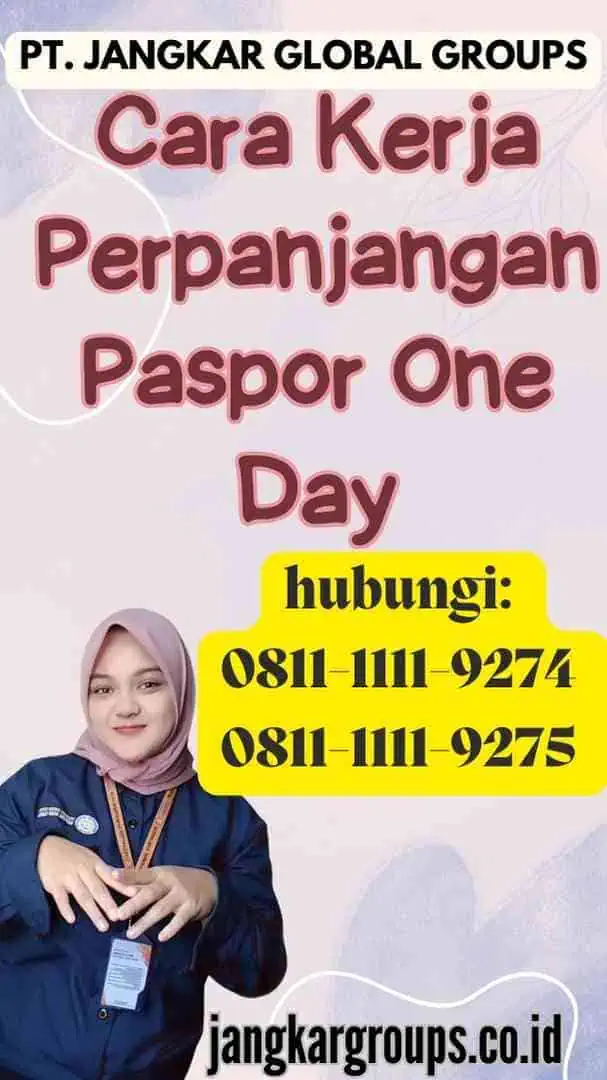 Cara Kerja Perpanjangan Paspor One Day