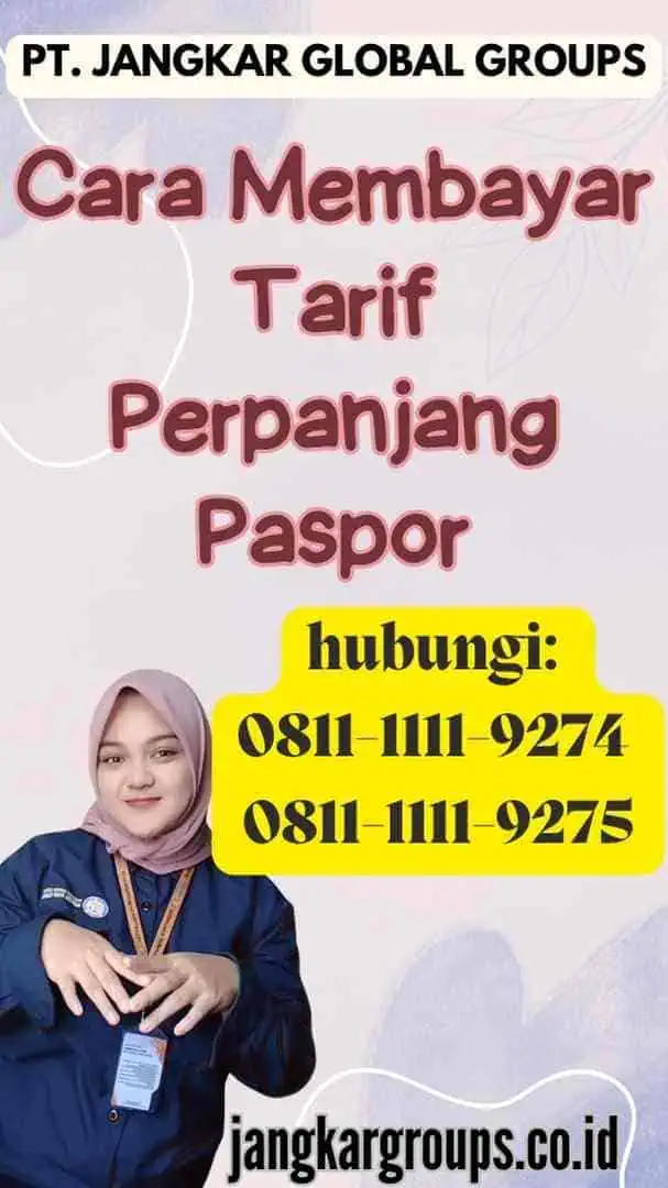 Cara Membayar Tarif Perpanjang Paspor