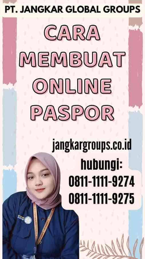 Cara Membuat Online Paspor