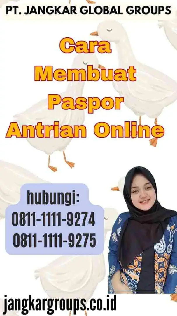 Cara Membuat Paspor Antrian Online