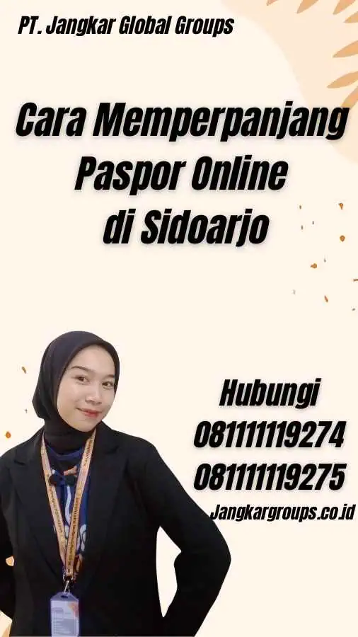 Cara Memperpanjang Paspor Online di Sidoarjo