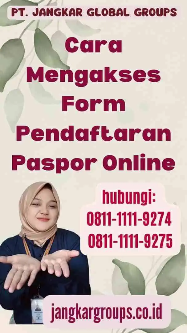 Cara Mengakses Form Pendaftaran Paspor Online