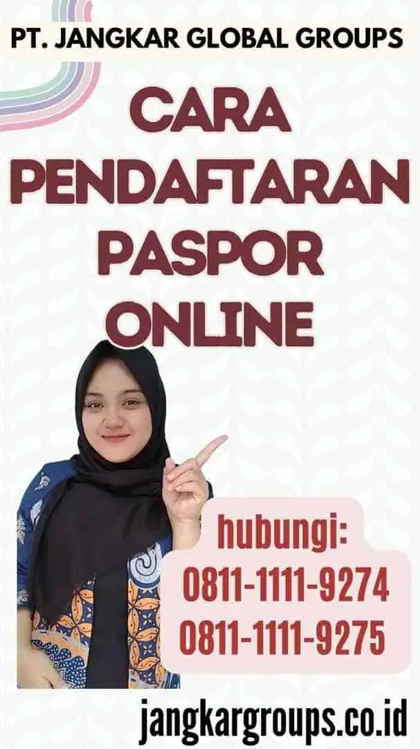 Cara Pendaftaran Paspor Online