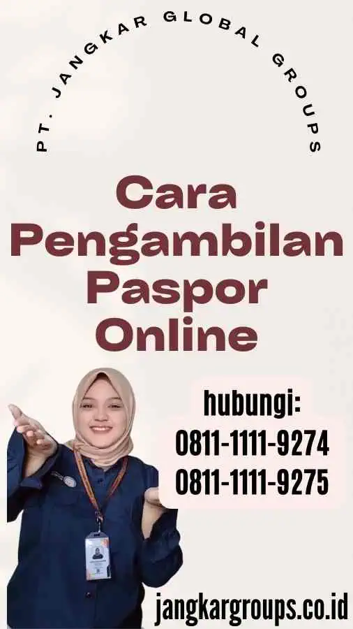 Cara Pengambilan Paspor Online