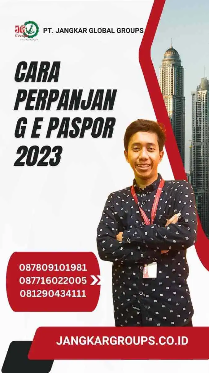 Cara Perpanjang E Paspor 2023