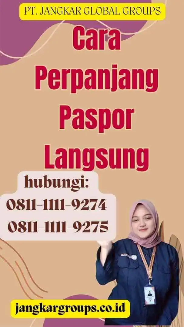 Cara Perpanjang Paspor Langsung