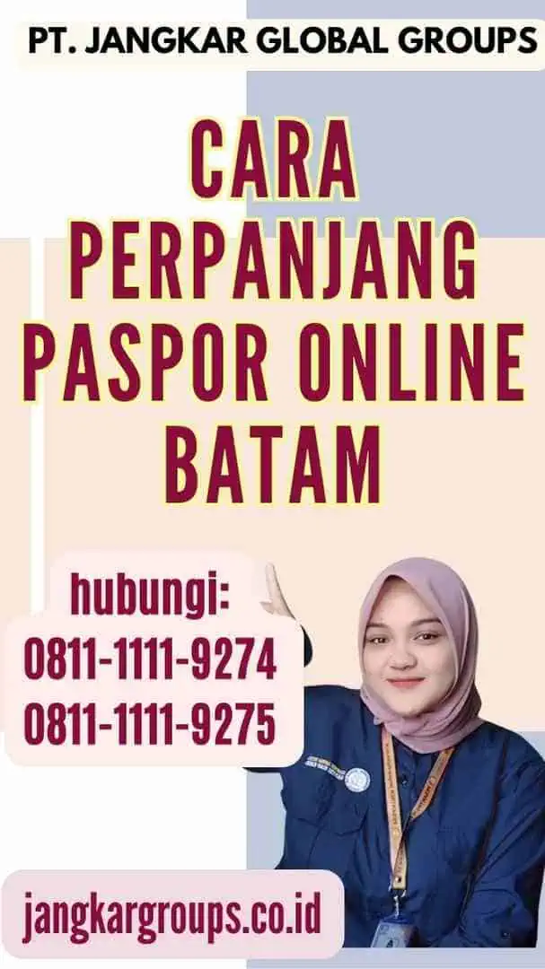 Cara Perpanjang Paspor Online Batam