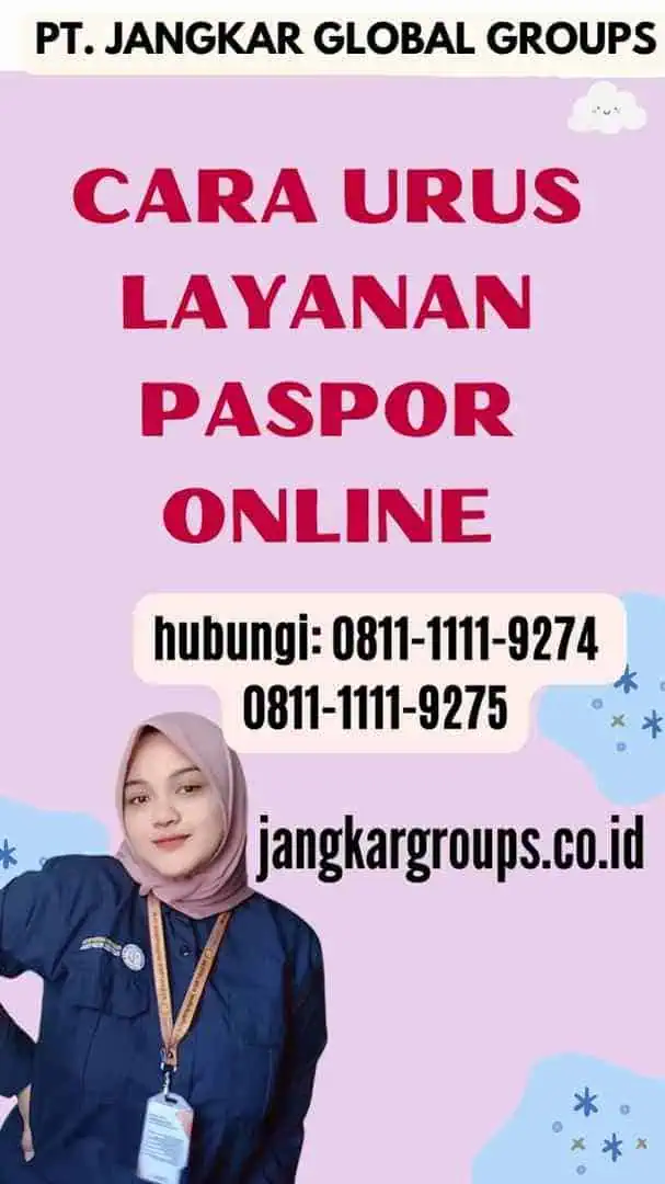 Cara Urus Layanan Paspor Online