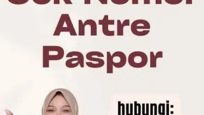 Cek Nomor Antre Paspor