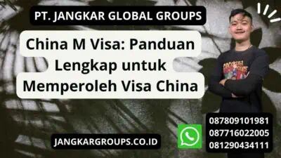 China M Visa: Panduan Lengkap untuk Memperoleh Visa China