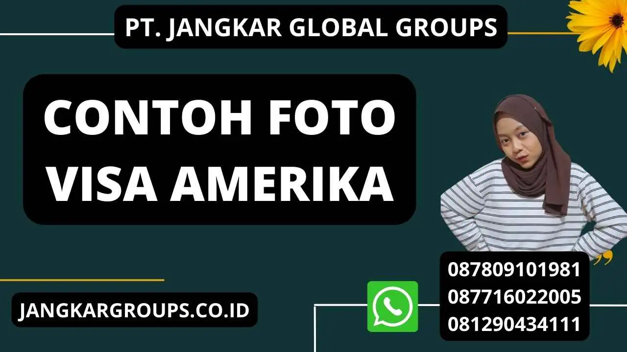 Contoh Foto Visa Amerika