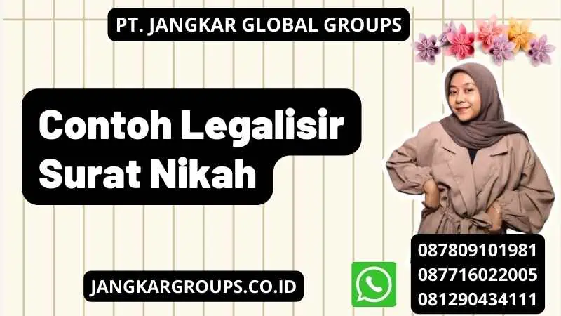 Contoh Legalisir Surat Nikah