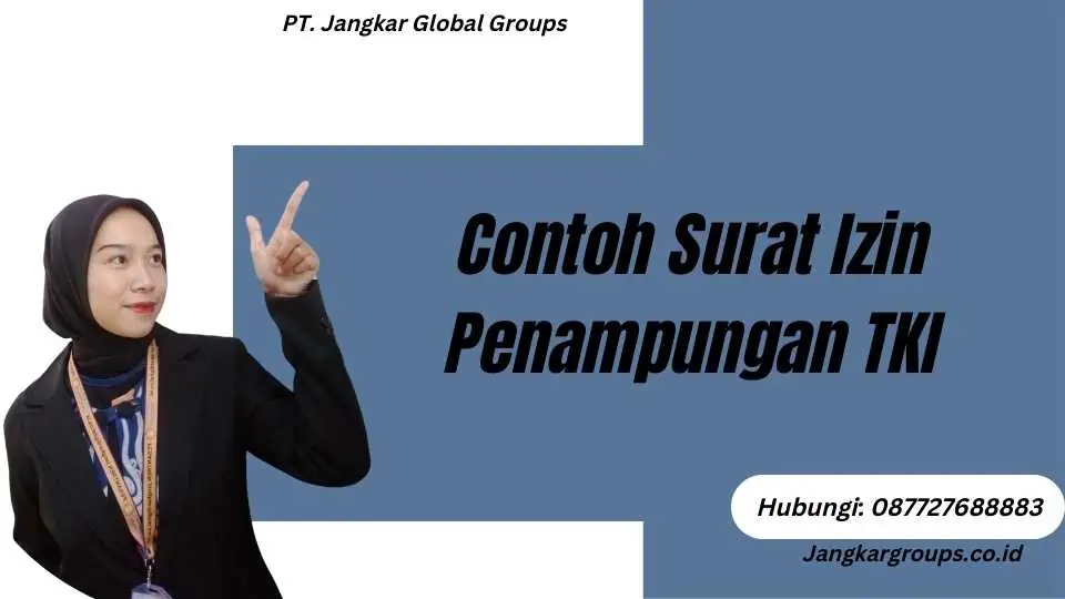 Contoh Surat Izin Penampungan TKI