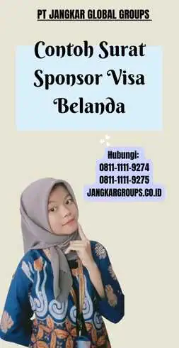 Contoh Surat Sponsor Visa Belanda