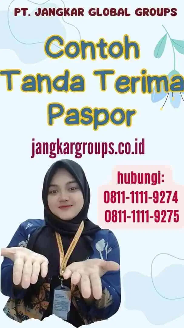 Contoh Tanda Terima Paspor