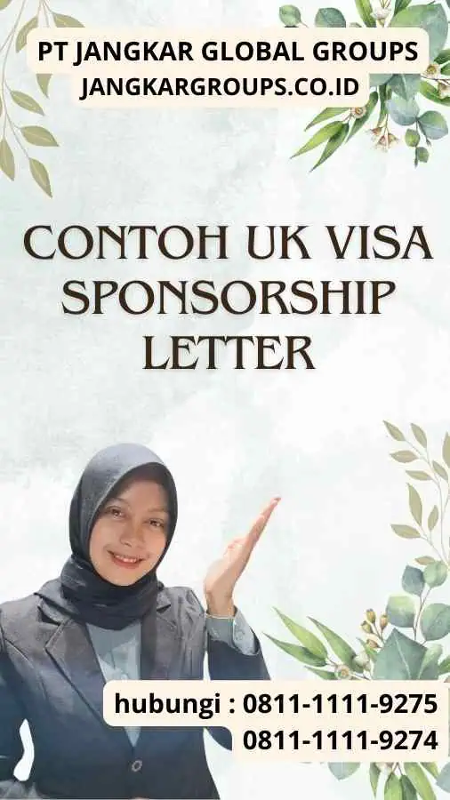 Contoh UK Visa Sponsorship Letter