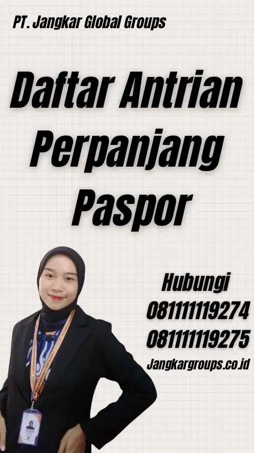 Daftar Antrian Perpanjang Paspor