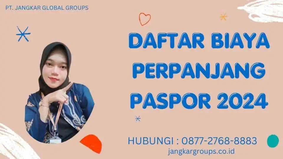 Daftar Biaya Perpanjang Paspor 2024